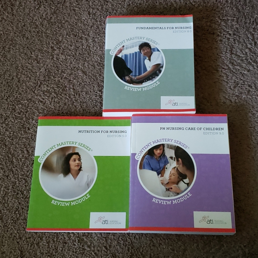 3 PN ATI books nutrition,care of children,fundamen